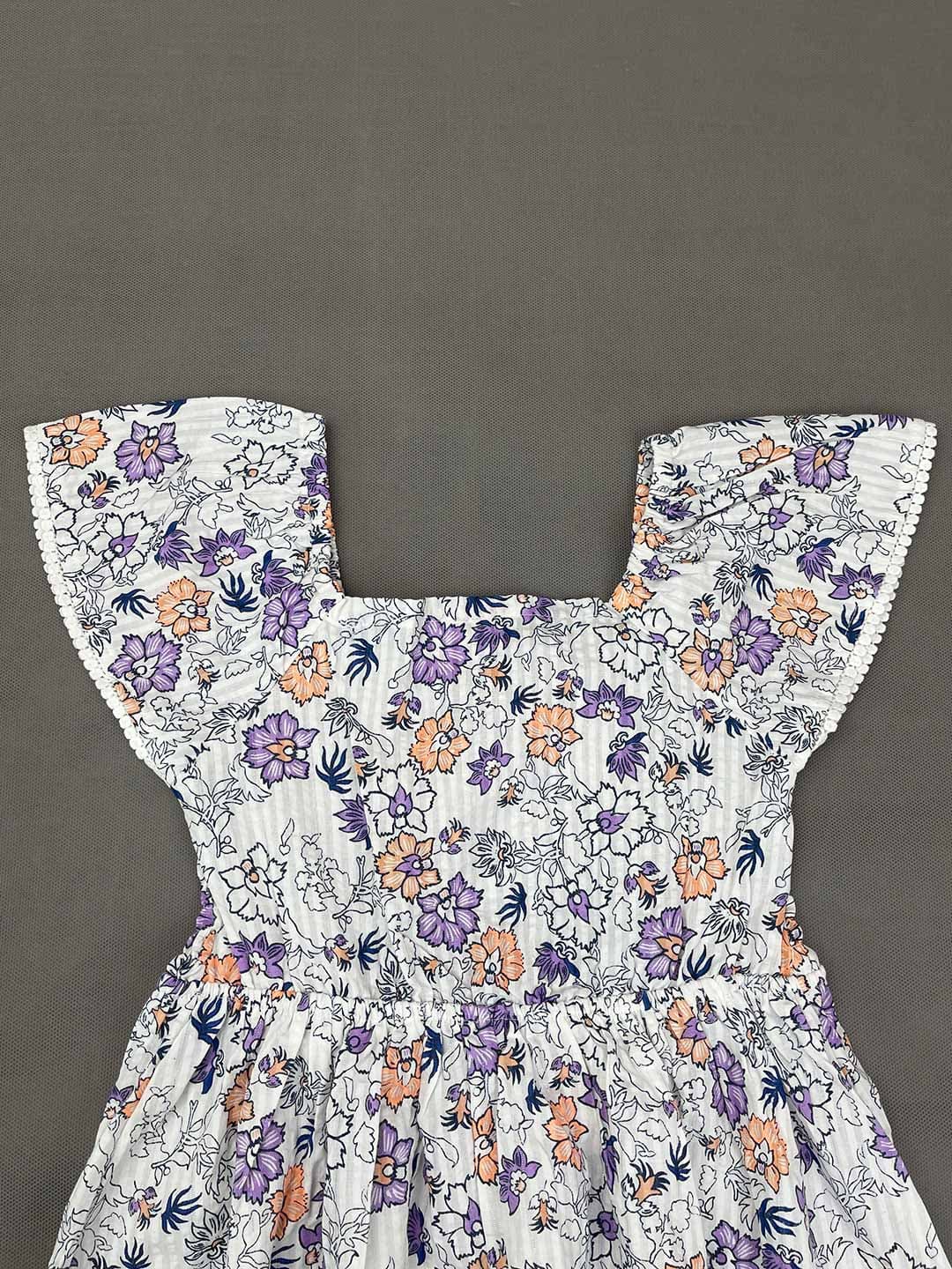 پیراهن دخترانه گل دار Lulucastagnette کد A2456 — تصویر ۲