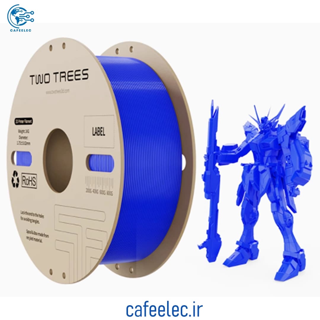 فیلامنت HS PLA برند TWO TREES آبی (۱ کیلوگرم)