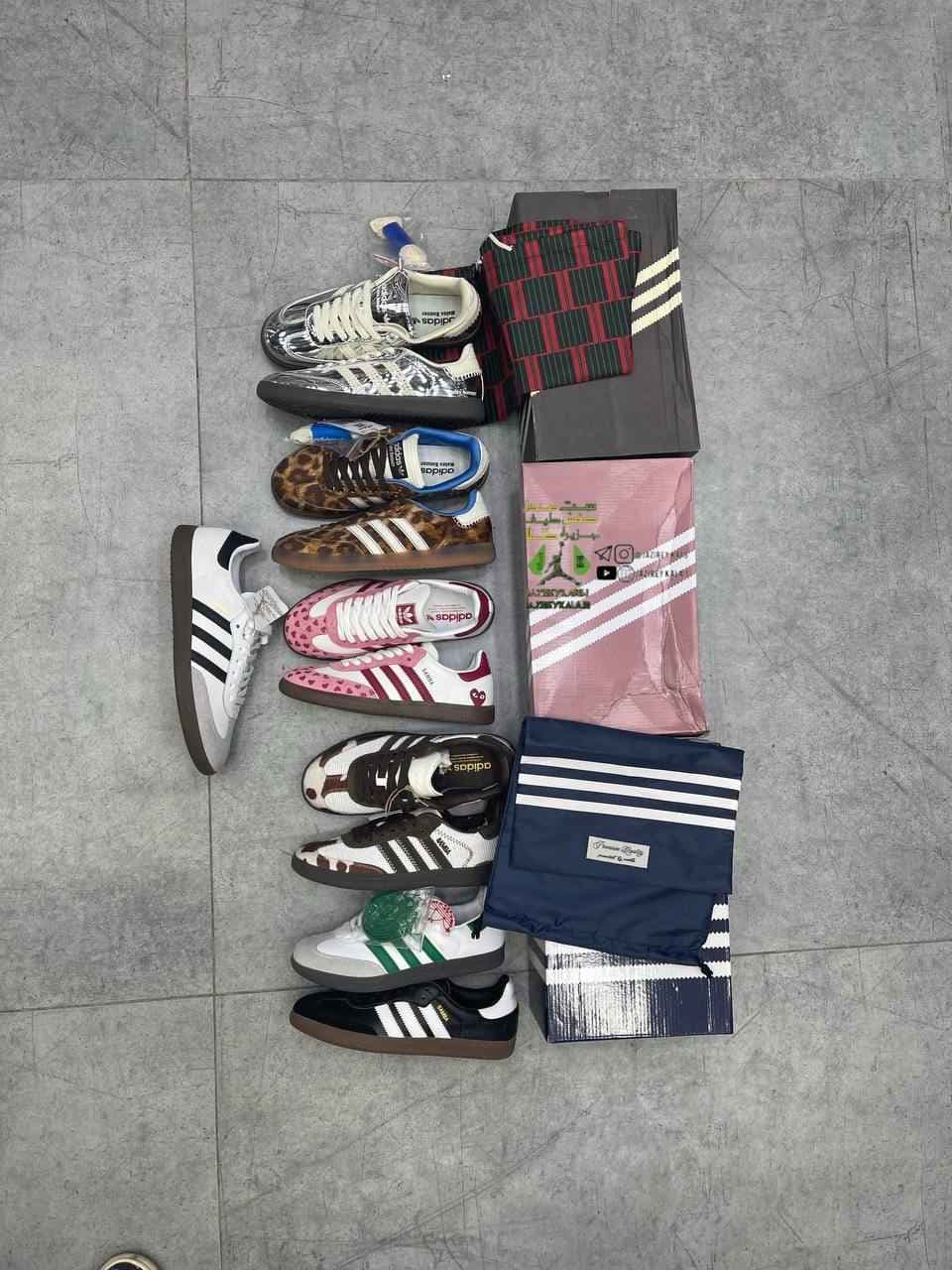 کتانی آدیداس سامبا Adidas samba نقره ای — تصویر ۲