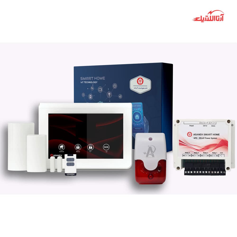 پک دزدگیر هوشمند سیمکارتی اماکن GSM و WiFi آسانه کد NS-S11 — تصویر ۴