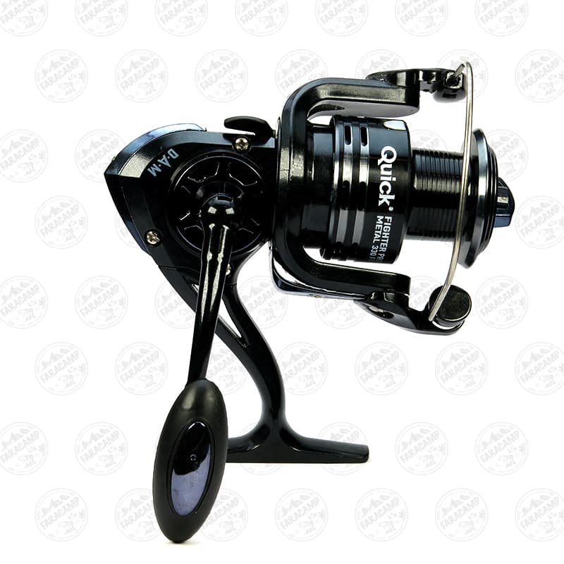 چرخ ماهیگیری دام D.A.M مدل Quick FIGHTER PRO METAL 330 FD اسپول یدک