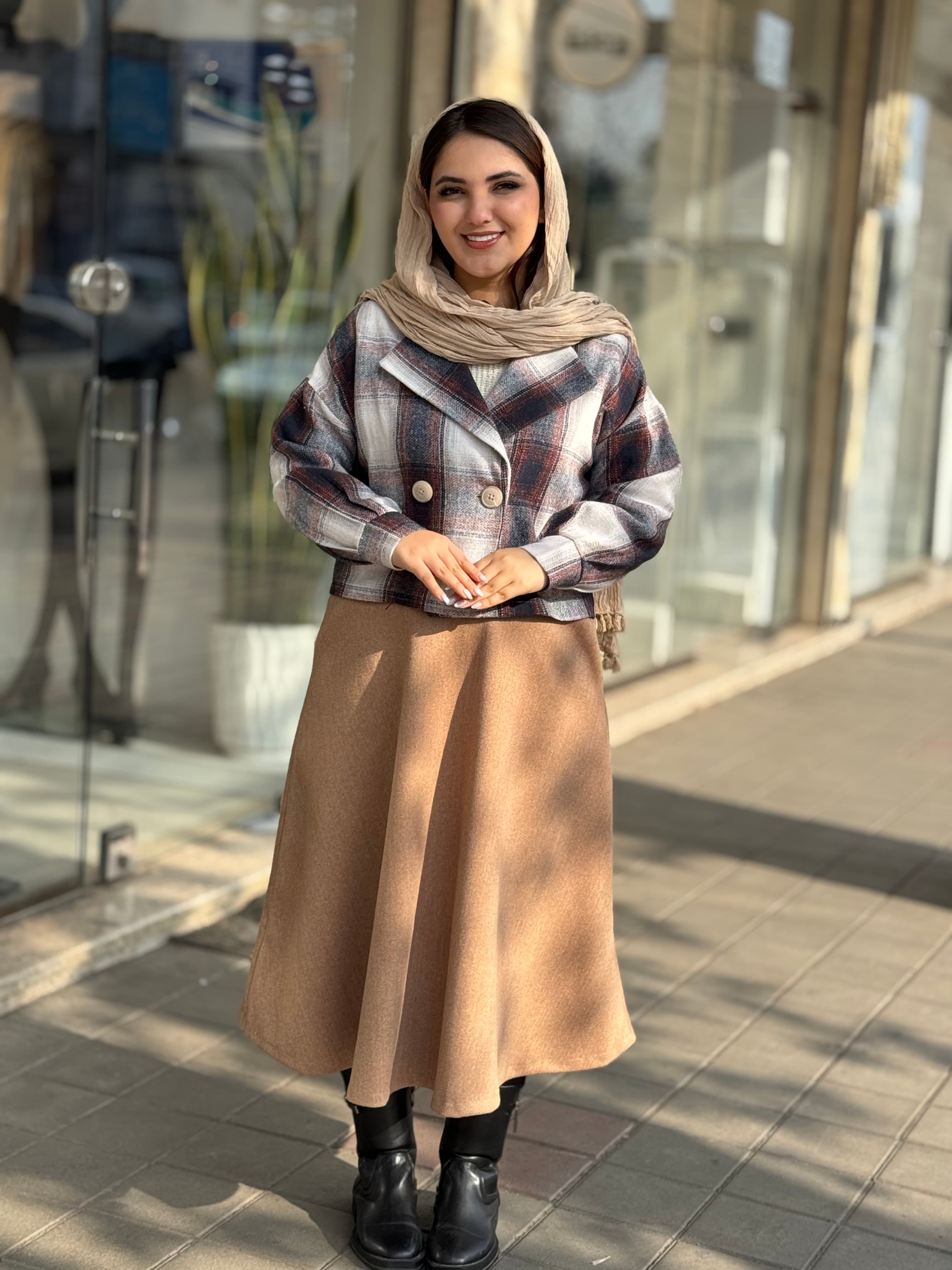 ست لارین نسکافه ای آجری — تصویر ۳