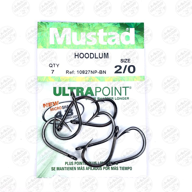 قلاب موستاد سایز ۲/۰ بسته ۷ عددی MUSTAD HOODLUM HOOK