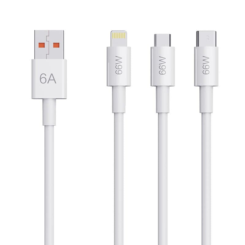 کابل شارژ آیفون 66 وات جووی مدل JOWAY LI182 LIGHTNING 6A — تصویر ۲
