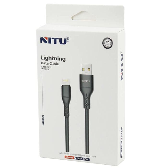کابل شارژ آیفون نیتو مدل NITU NC130 LIGHTNING DATA CABLE — تصویر ۲