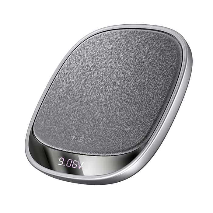 شارژر وایرلس 15 واتی یسیدو مدل YESIDO DS11 LED DISPLAY WIRELESS
