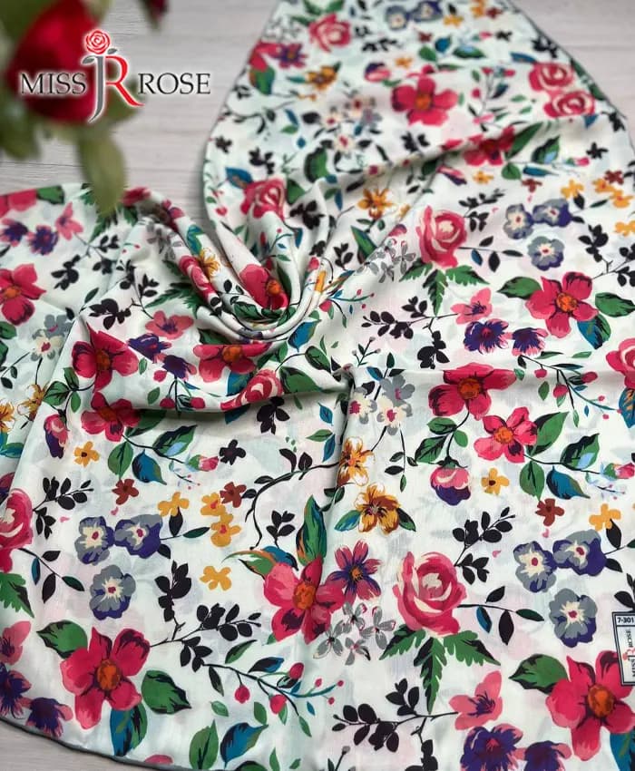 روسری قواره 120 کد 7301 — تصویر ۳