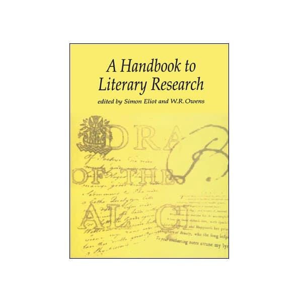 A Handbook to Literary Research — تصویر ۲