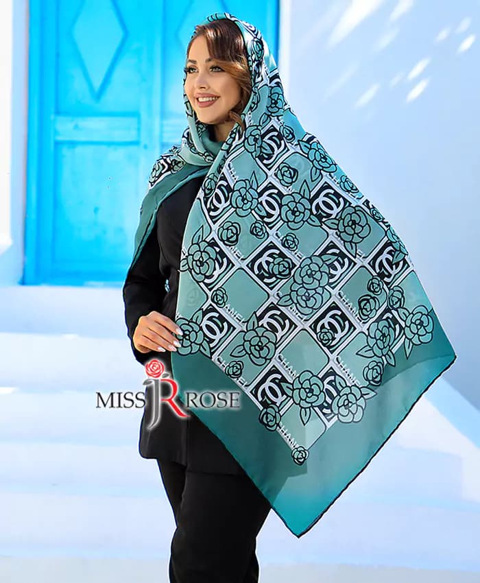 روسری حریر طرح chanellll
