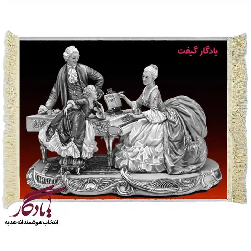 تابلو فرش ماشینی طرح تندیس پیانو کد t34