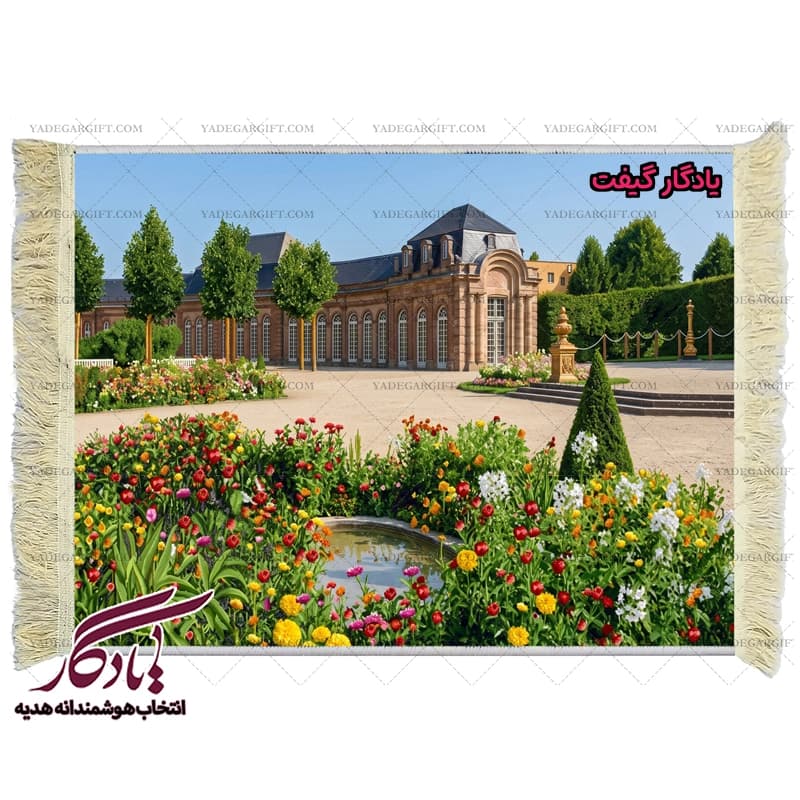 تابلو فرش منظره نمای کاخ کد m28