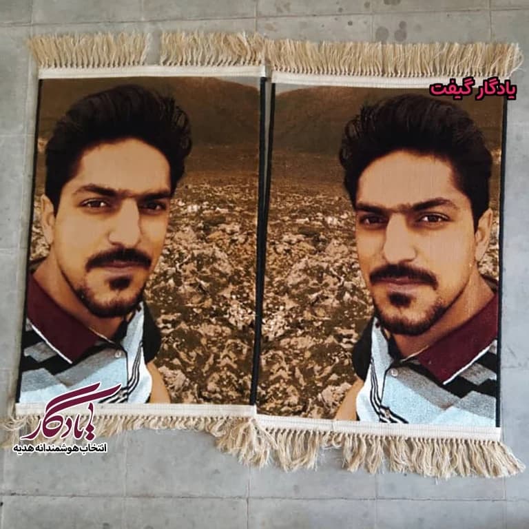 تابلو فرش سفارشی بافت چهره با عکس دلخواه شما — تصویر ۵