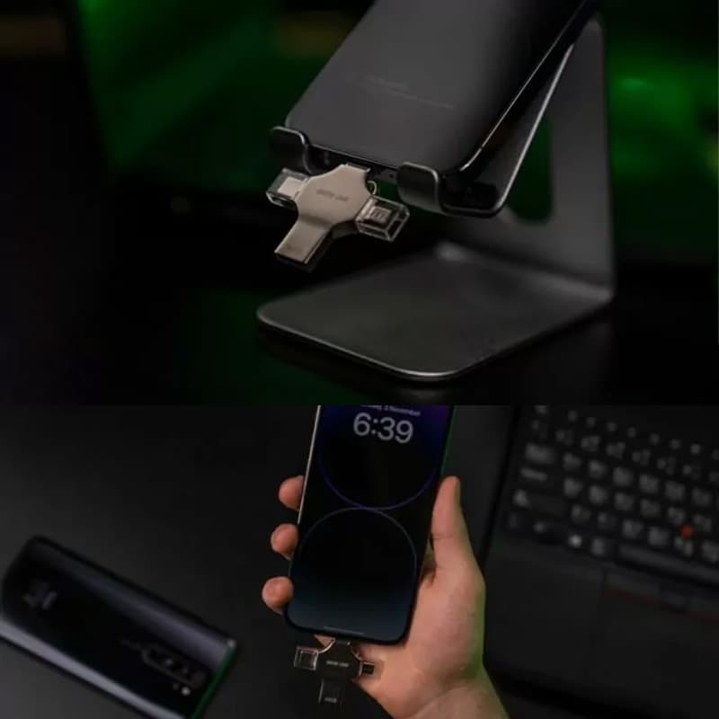 فلش مموری ۴کاره گرین 64 گیگ Green Lion 4in1 USB Flash Drive — تصویر ۳