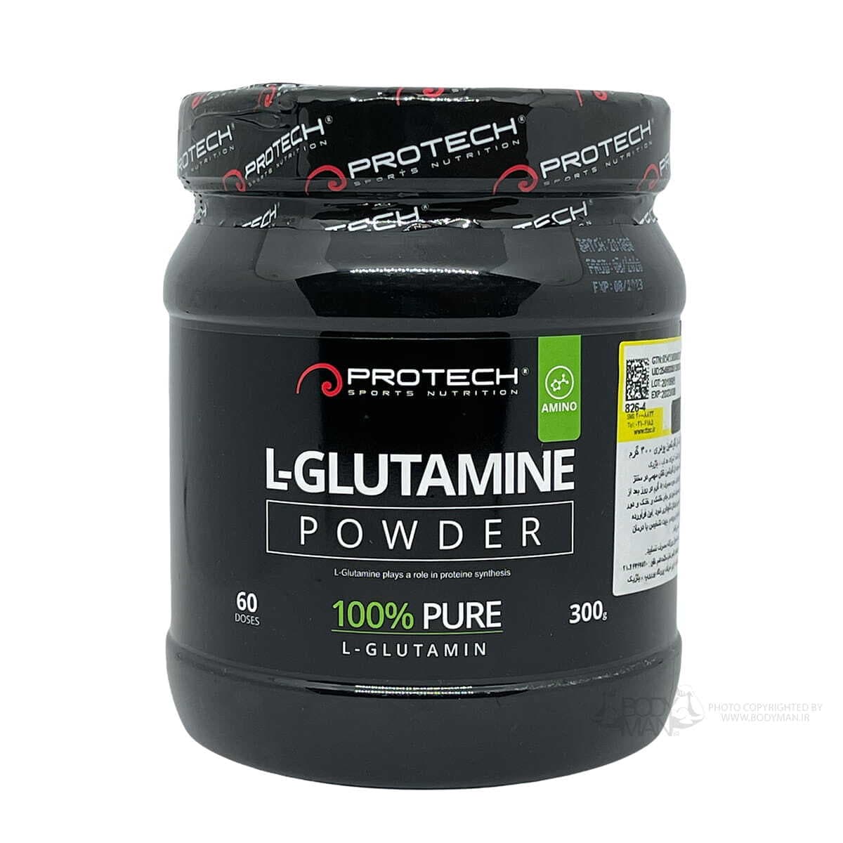 ال گلوتامین پروتک | PROTECH L GLUTAMINE POWDER