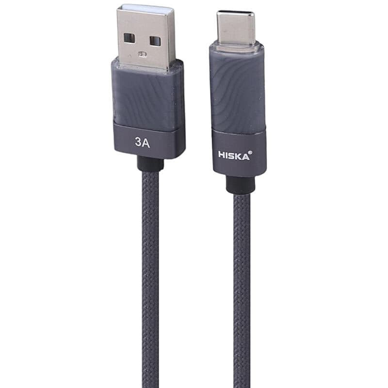 کابل تایپ سی فست شارژ 3 آمپر هیسکا LX-821AC طول 1 متر