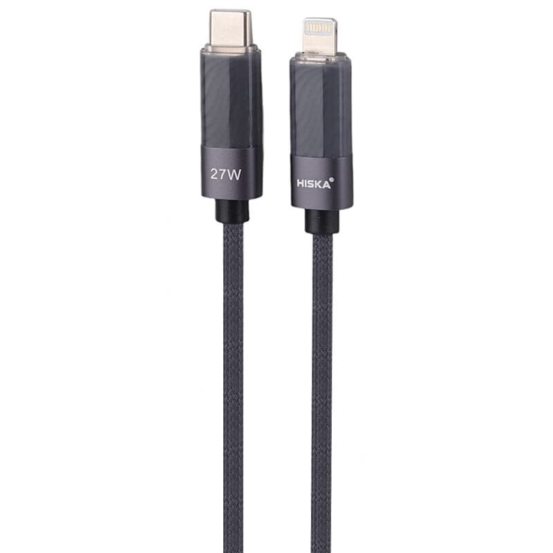 کابل تایپ سی به لایتنینگ فست شارژ 27 وات هیسکا LX-821CL طول 1 متر
