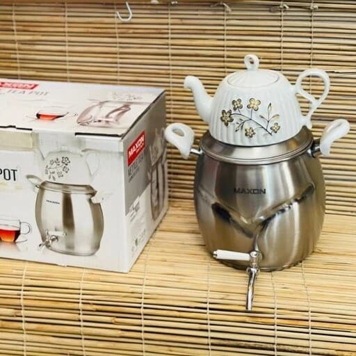 کتری و قوری شیردار استیل ماکسون Maxon — تصویر ۳