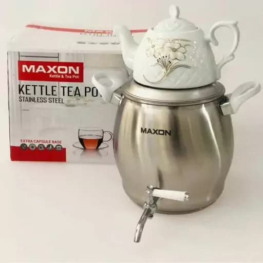 کتری و قوری شیردار استیل ماکسون Maxon