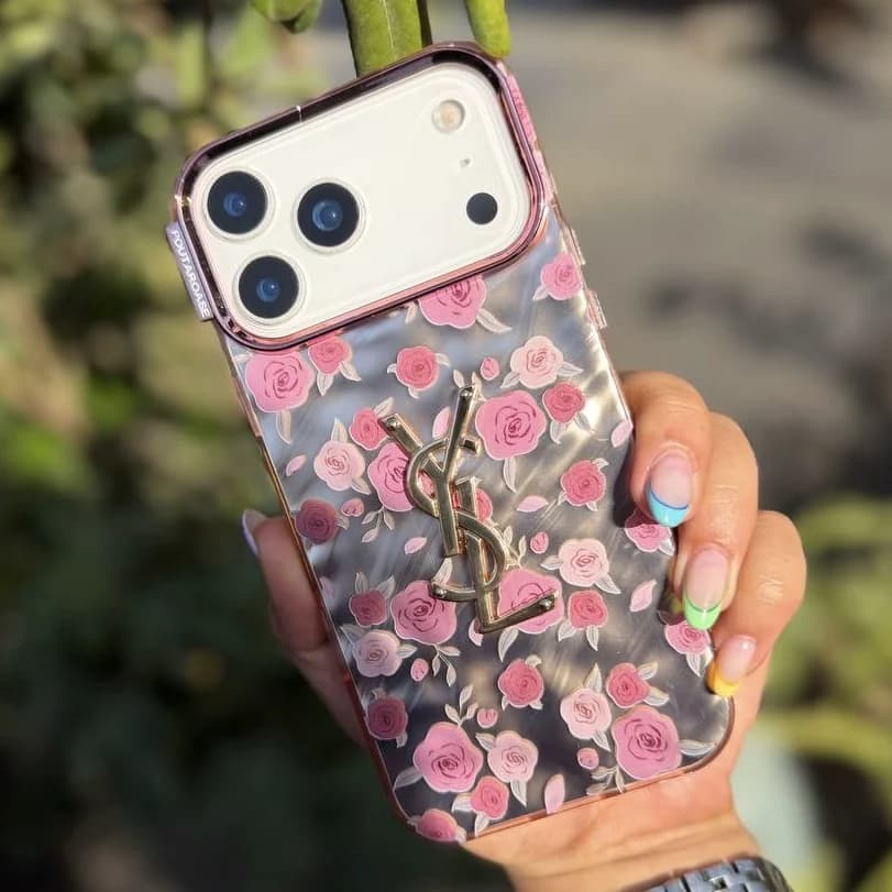 قاب YSL rose flower (آیفون) — تصویر ۲