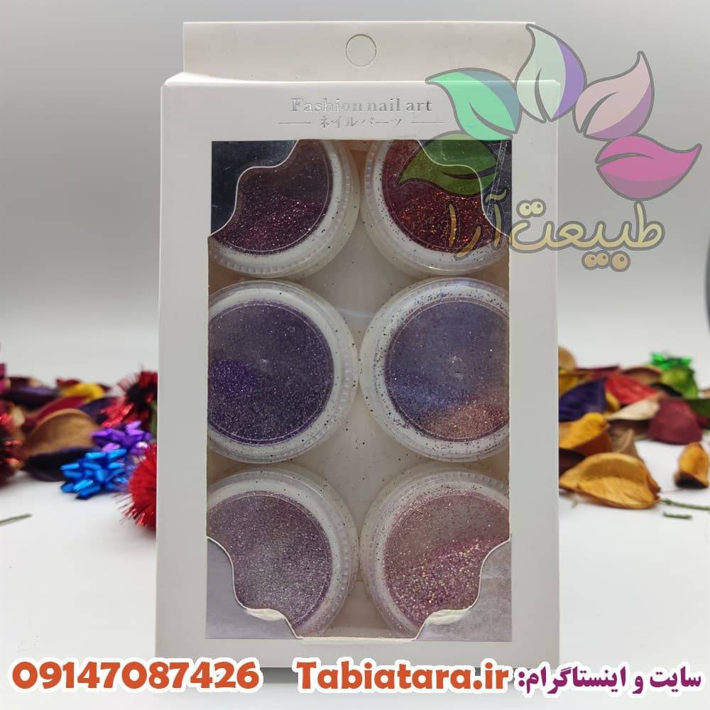 گلیتر ناخن 2