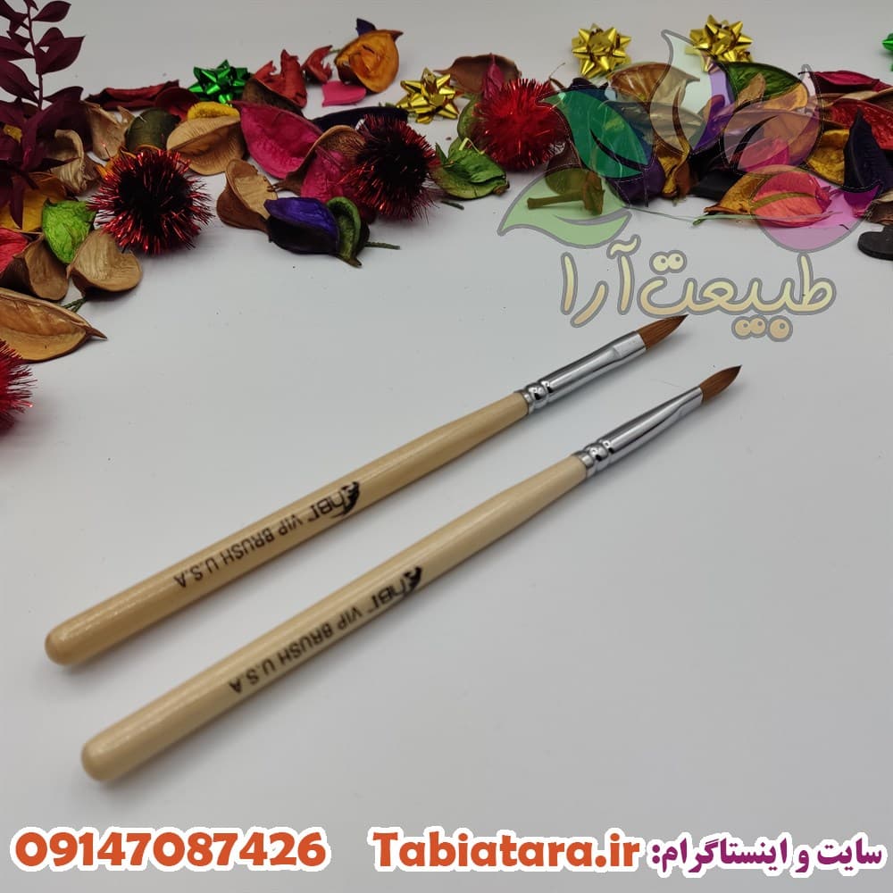 قلم اشکی (برای پودر کاشت ناخن) nbi شماره 8
