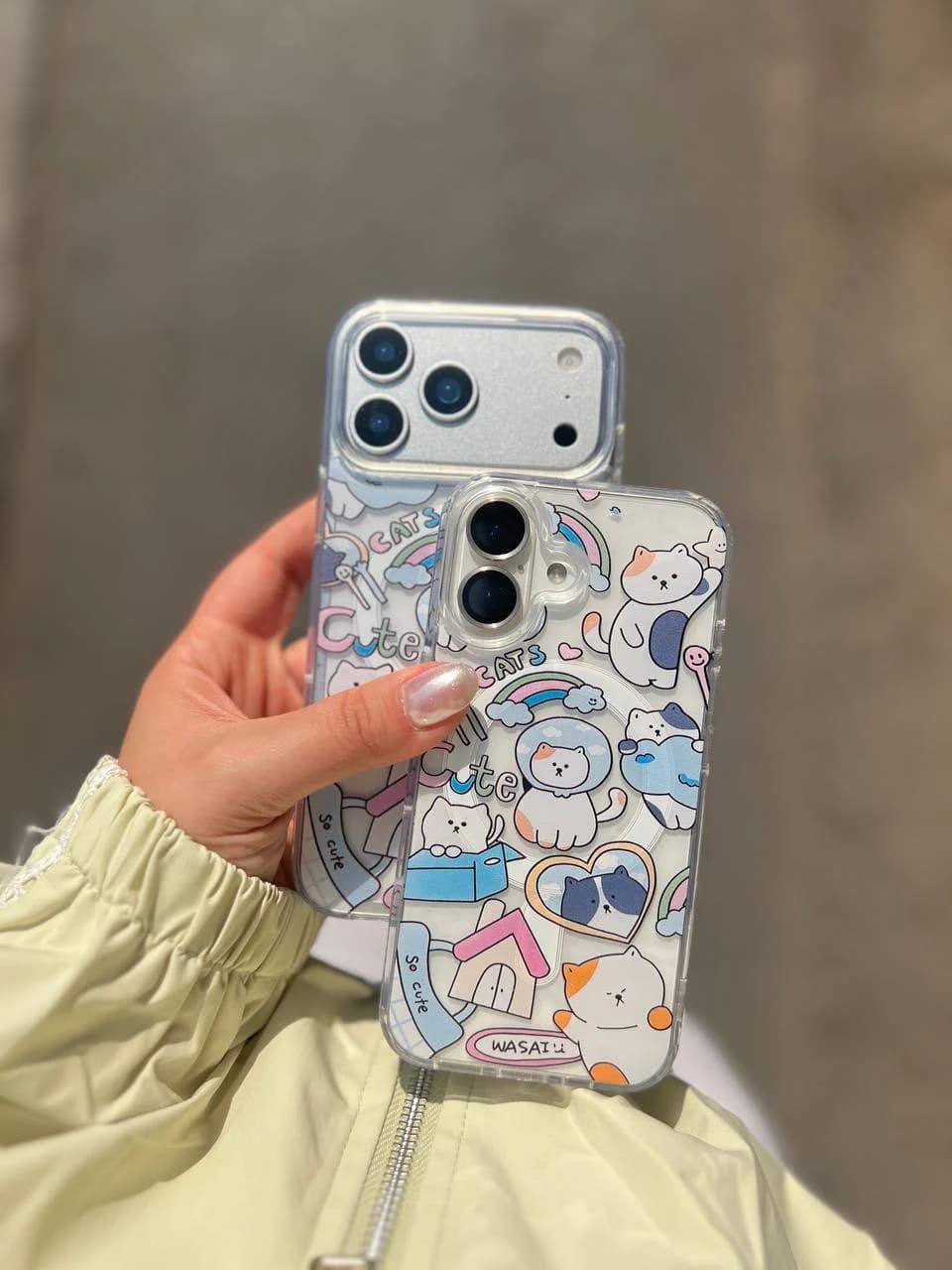 قاب cute cat با ولت💙🐶 (آیفون) — تصویر ۲
