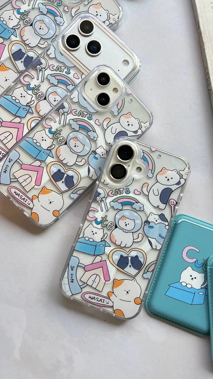 قاب cute cat با ولت💙🐶 (آیفون) — تصویر ۴