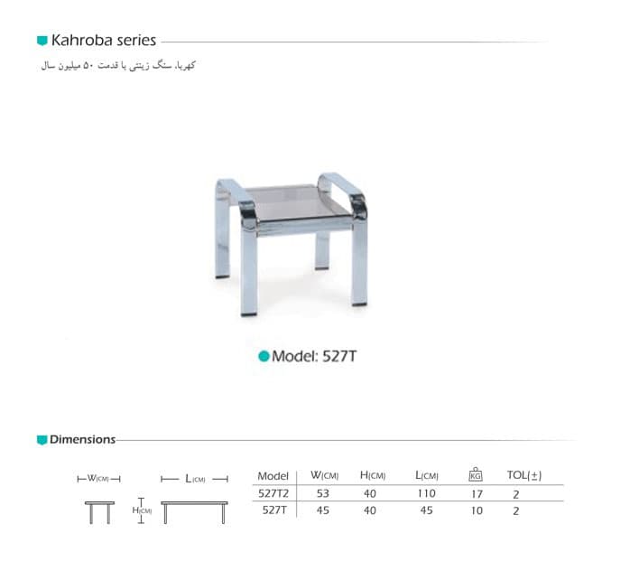 جلومبلی کوچک آرام گستر مدل کهربا کد 527T — تصویر ۲