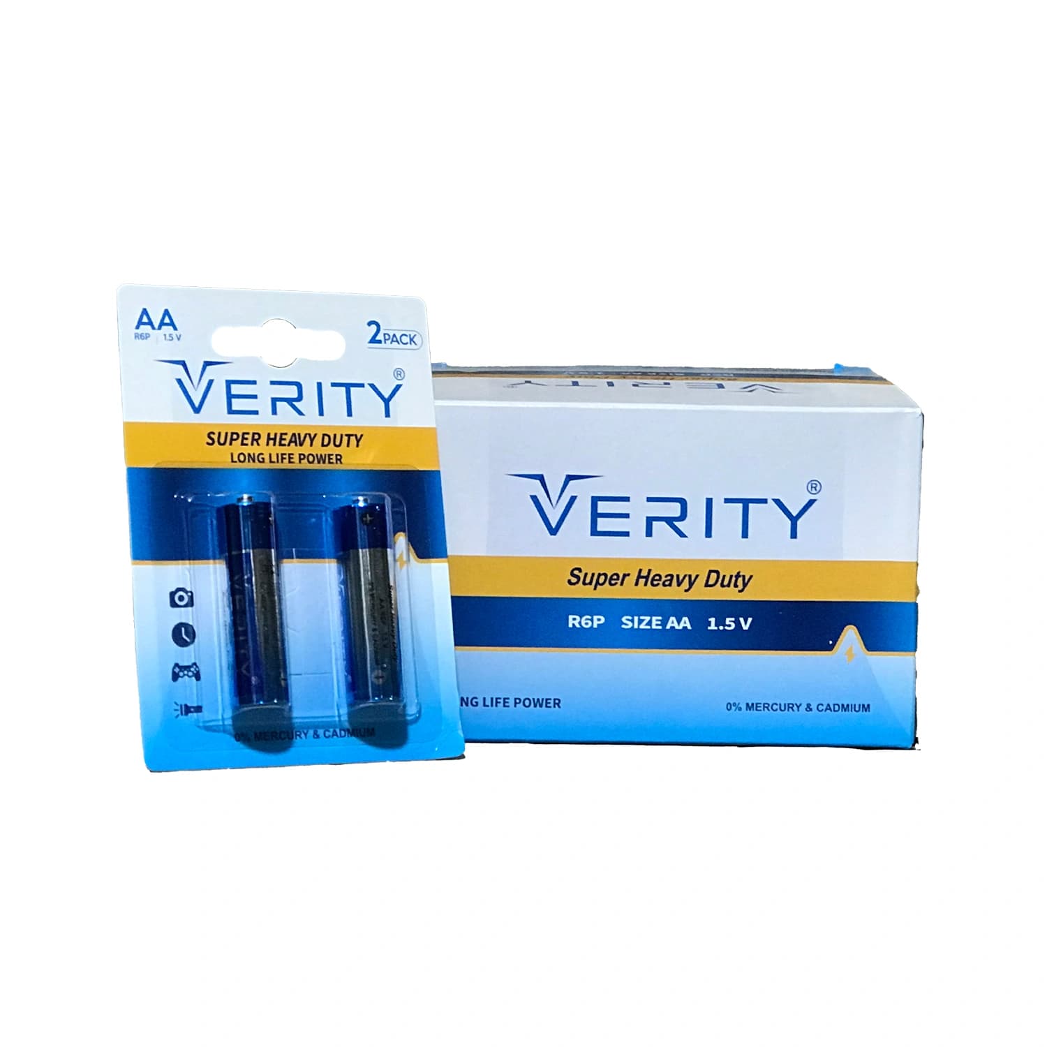 باتری قلمی وریتی مدل Super Heavy بسته ۲ عددی