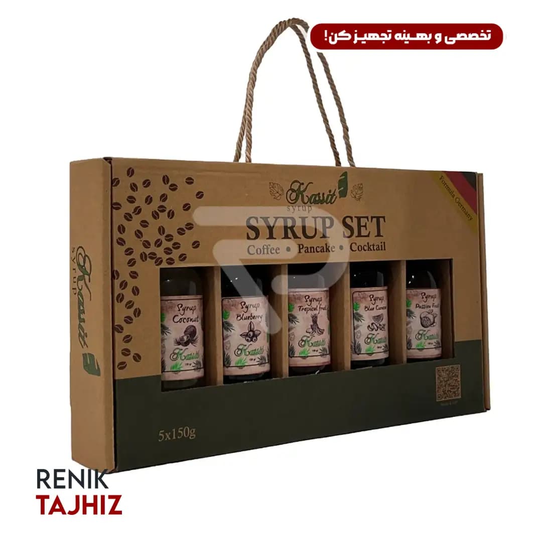 سیروپ هاوایی کاسیت(پک پنج عددی) KASSIT Hawaii SYRUP