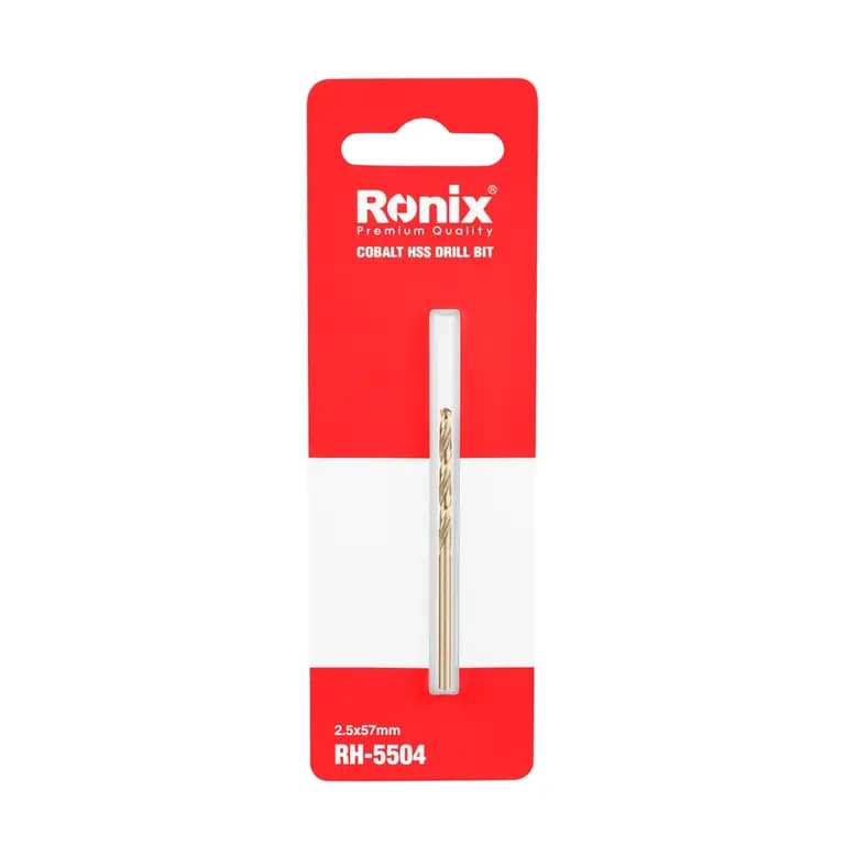 مته 5% کبالت سایز 2.5 میلی‌‌متر رونیکس مدلRH-5504 — تصویر ۵