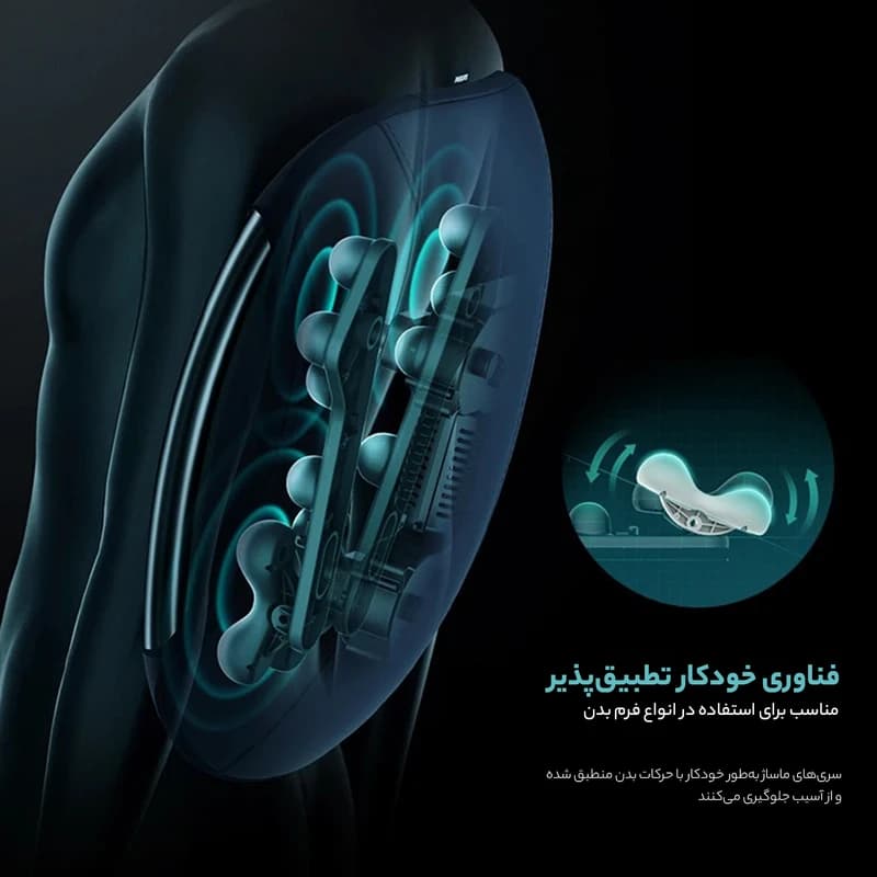 ماساژور حرارتی کمر و پا فیلیپس مدل PPM4501BU/97 با 18ماه گارانتی می سرویس — تصویر ۵