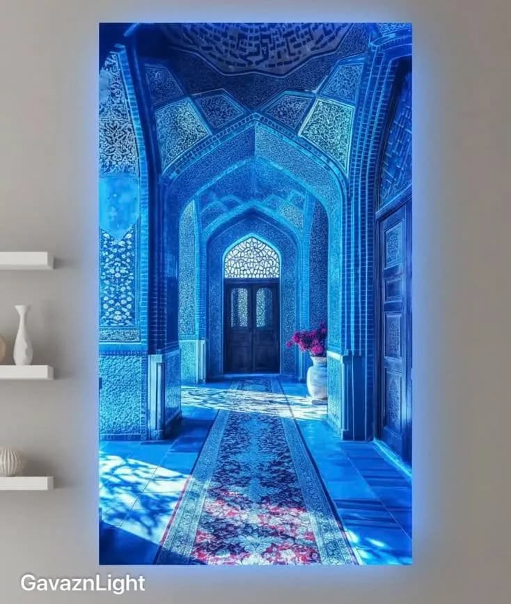 تابلو بک لایت معماری اسلامی