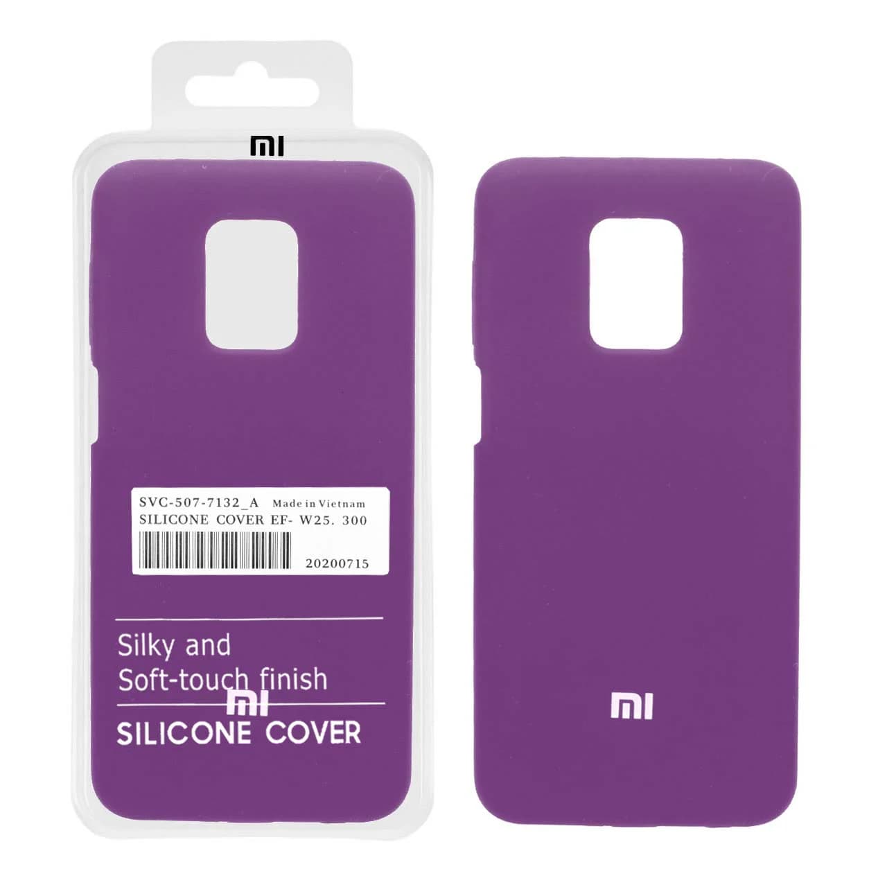 قاب سیلیکونی پاک کنی اورجینال درجه یک Xiaomi Redmi Note 9S / Redmi Note 9 Pro/ Redmi Note 9 Pro Max / Poco M2 Pro/ Redmi Note10 Lite – صورتی فانتزی (پک دار) — تصویر ۲