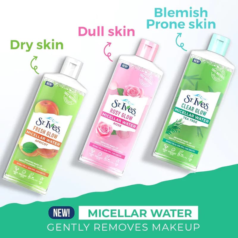 میسلار واتر سنت ایوز مدل ROSY GLOW حاوی عصاره گل رز — تصویر ۳