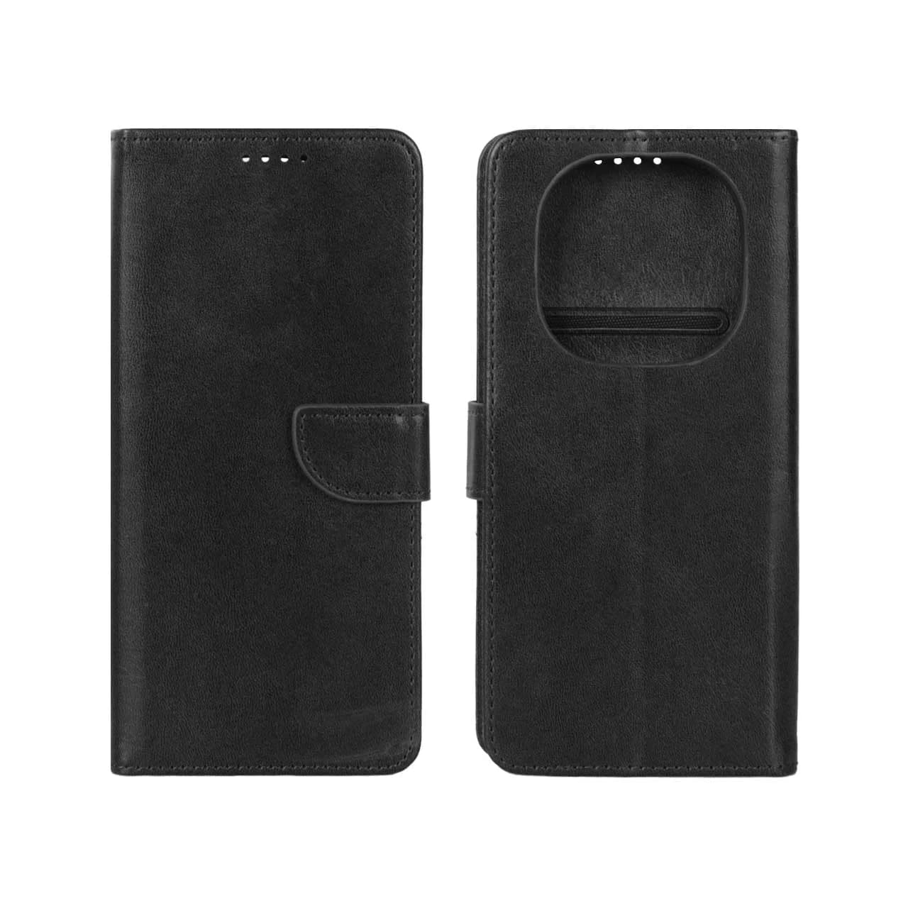 کیف چرمی موبایل مگنتی Xiaomi Redmi Note 14 Pro 4G