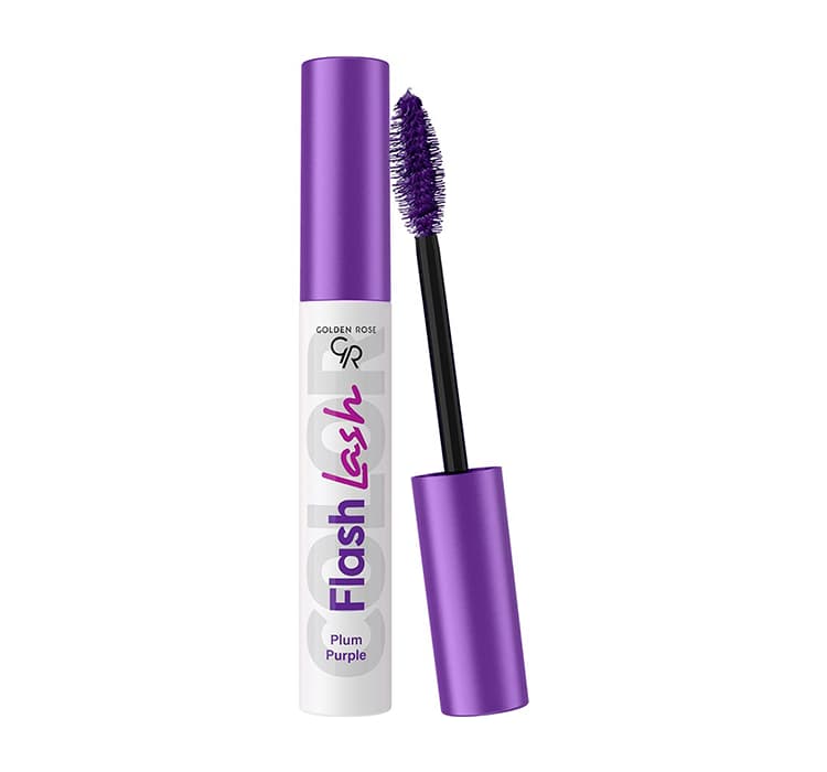 ریمل flash lash گلدن رز رنگ بنفش