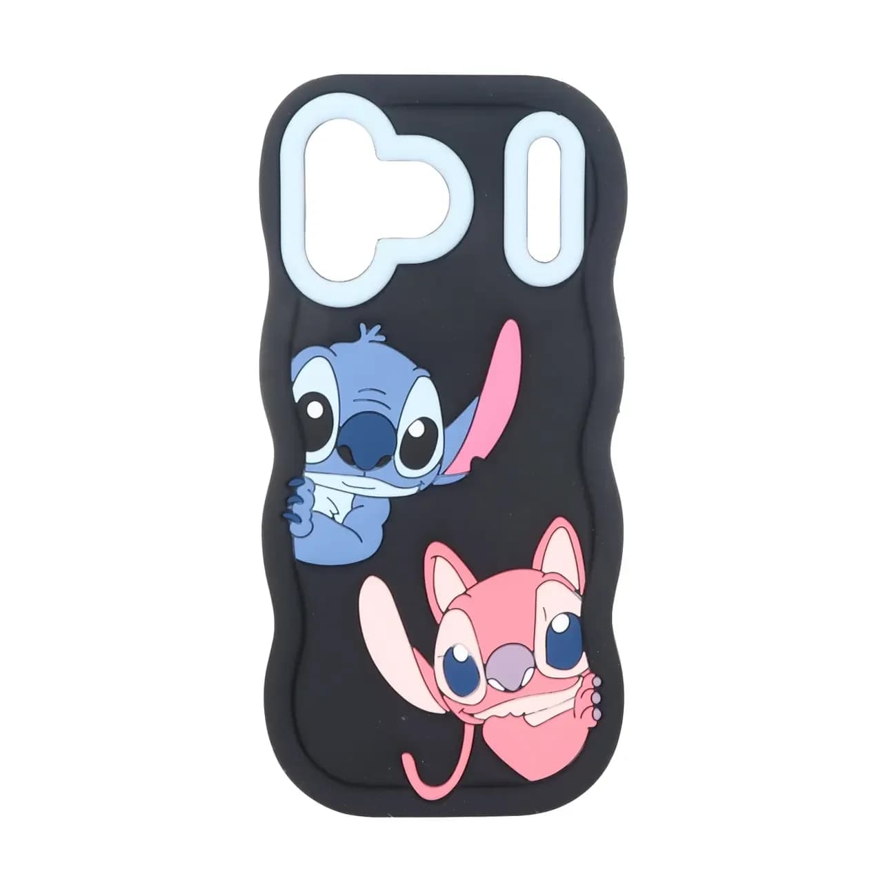 قاب سیلیکونی کنگره ای Stitch برجسته فانتزی Apple iPhone 17 Pro Max