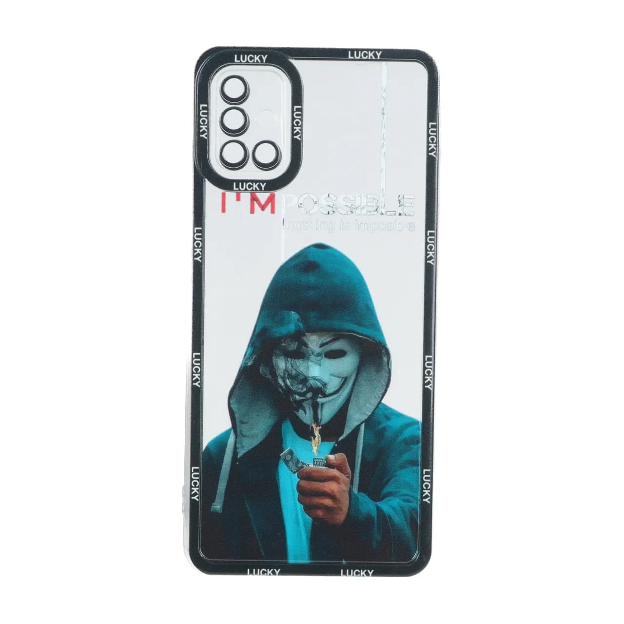 قاب ژله ای طرح دار دور رنگی Samsung Galaxy A51 / M40s