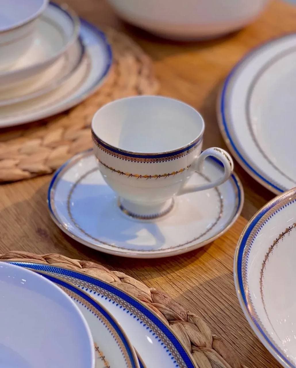 سرویس ۴۴ پارچه غذا خوری شیک FINE BON CHINA KIT — تصویر ۷