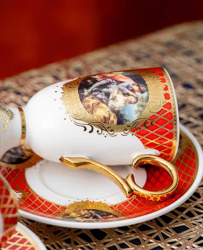 سرویس قهوه خوری 6 نفره ترک barcok آجار acar — تصویر ۸