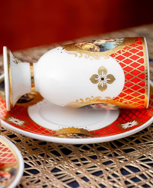 سرویس قهوه خوری 6 نفره ترک barcok آجار acar — تصویر ۷