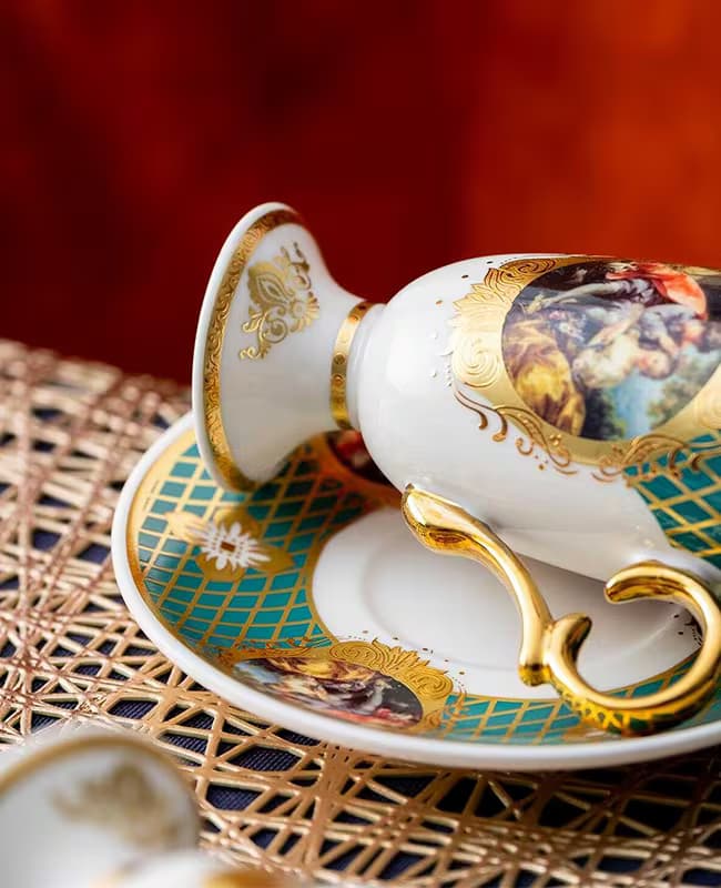 سرویس قهوه خوری 6 نفره ترک barcok آجار acar — تصویر ۶