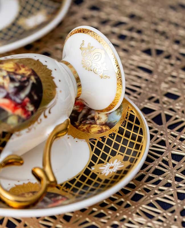 سرویس قهوه خوری 6 نفره ترک barcok آجار acar — تصویر ۵