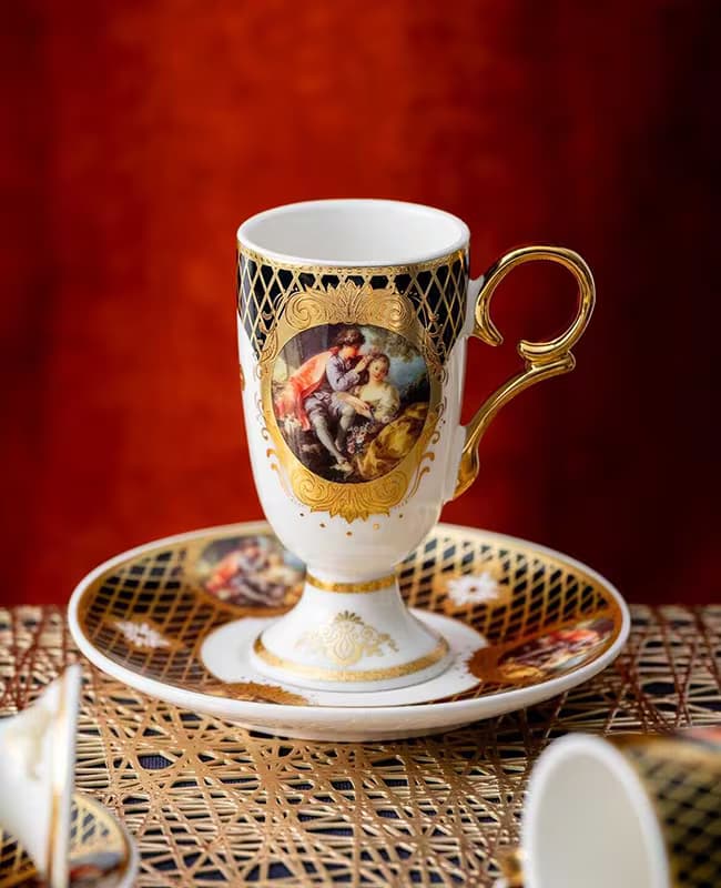سرویس قهوه خوری 6 نفره ترک barcok آجار acar