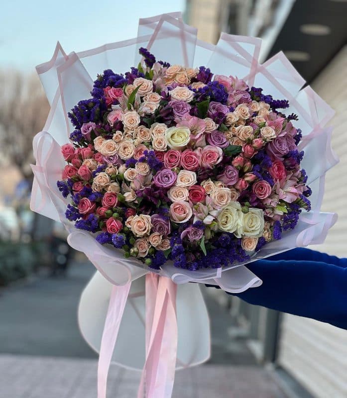 گل شیک و زیبا بزرگ و لوکس برای تبریک عید نوروز به عشقم 9130