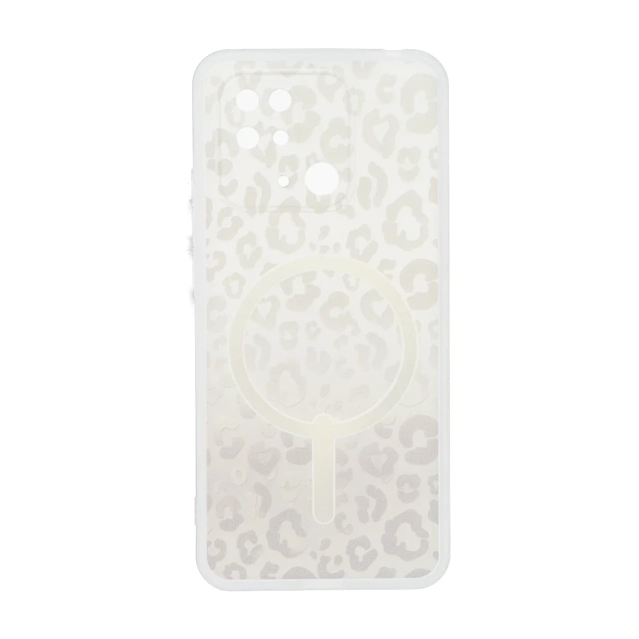 قاب ژله ای پلنگی طرح مگ سیف دور مات محافظ لنزدار Xiaomi Redmi 10C / Redmi 10 Power / Poco C40 — تصویر ۳