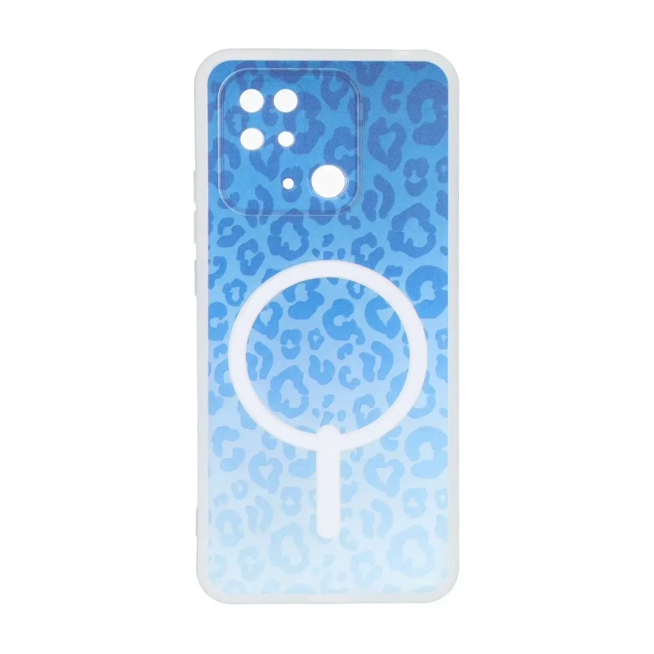 قاب ژله ای پلنگی طرح مگ سیف دور مات محافظ لنزدار Xiaomi Redmi 10C / Redmi 10 Power / Poco C40 — تصویر ۲