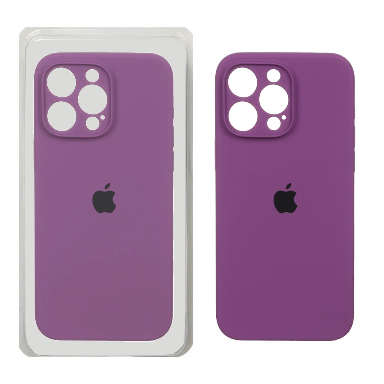 قاب سیلیکونی پاک کنی محافظ لنزدار اورجینال Apple iPhone 15 Pro Max — تصویر ۲