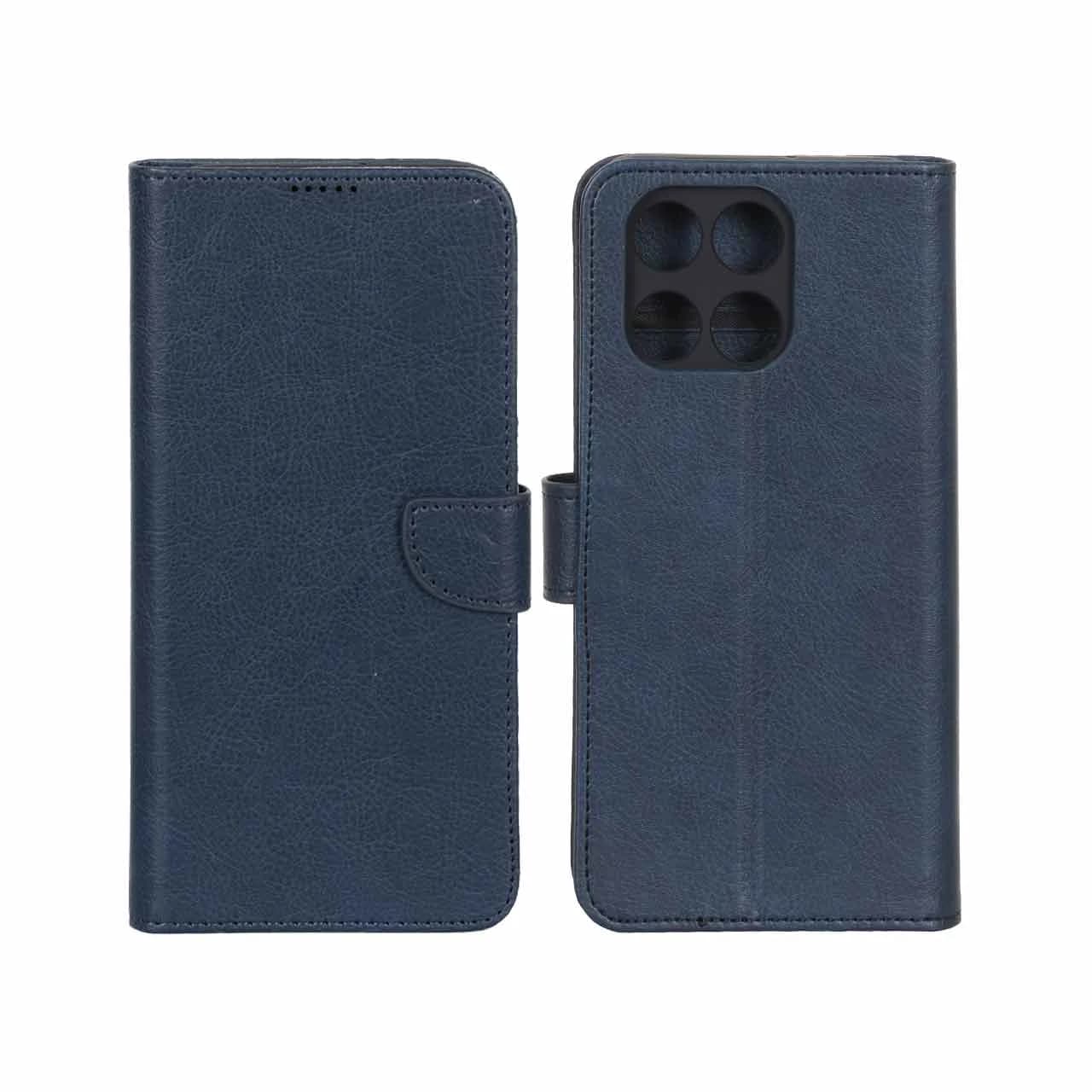 کیف چرمی موبایل مگنتی محافظ لنزدار KRF مدل Honor X5b / X5b Plus